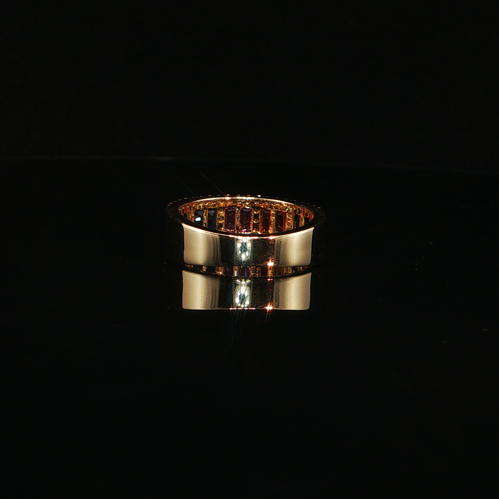 Emerald and Diamond Accent Band Ring 1.90 CTW – IRG0773