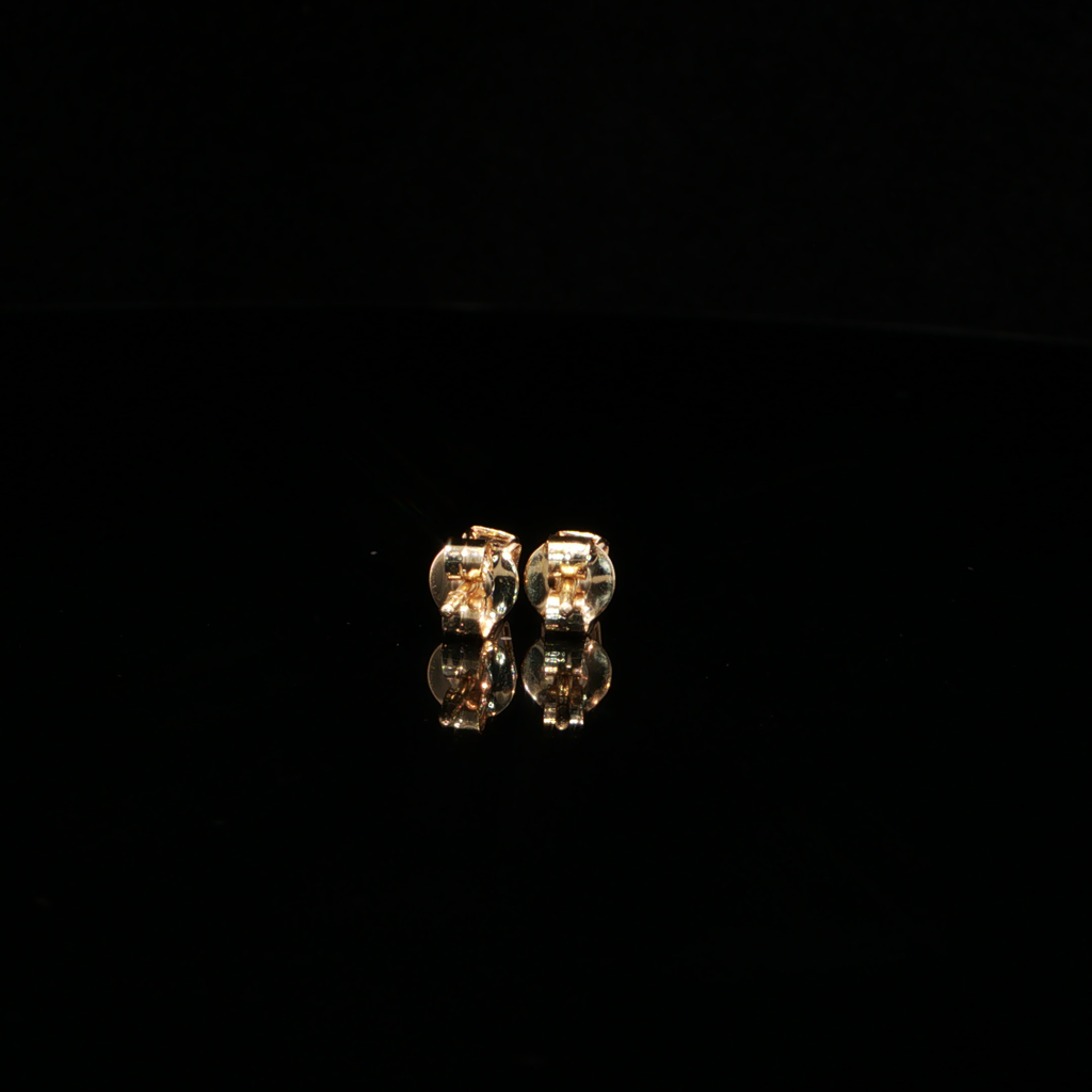 0.48 CTW Emerald Cut Lab-Grown Diamond Stud Earrings in 14K Yellow Gold