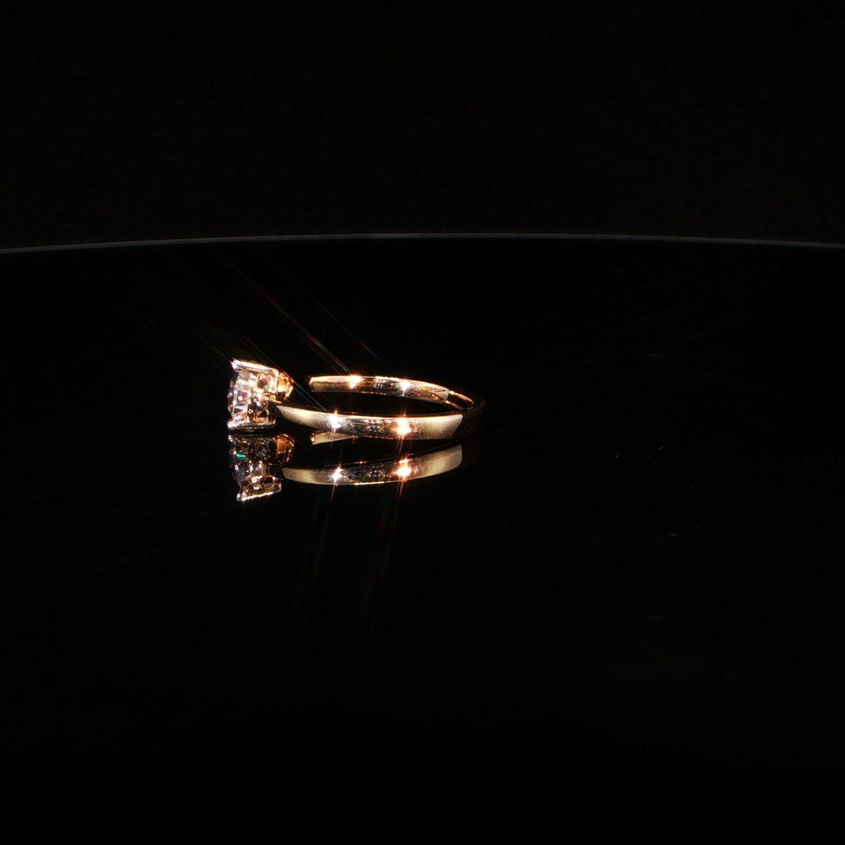 1.15 CTW Pear Cut Lab-Grown Diamond Classic Solitaire Ring in 14K Yellow Gold