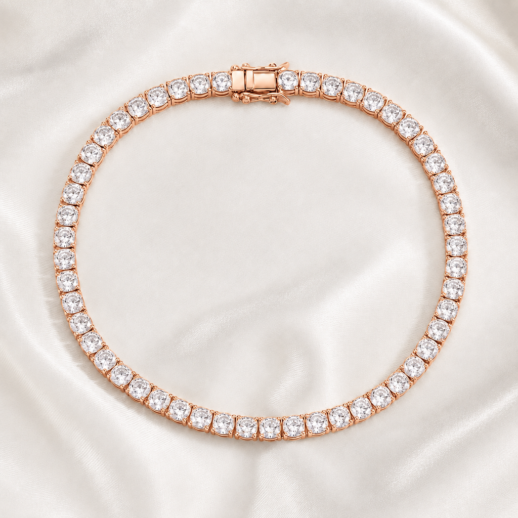 Cushion Cut Lab-Grown Diamond Tennis Bracelet | IGI Certified | 3–10 CTW | 14K & 18K Gold