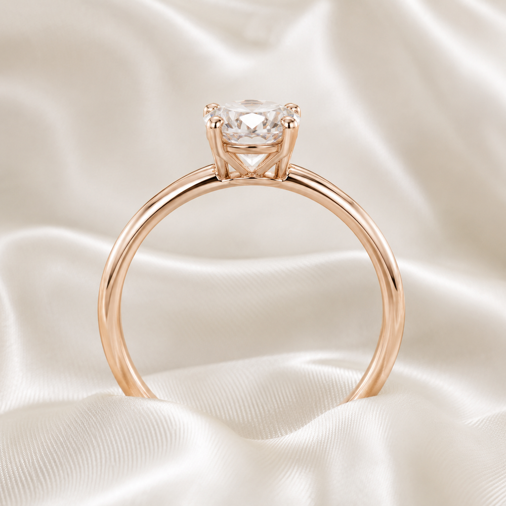 Solitaire Round Brilliant Engagement Ring