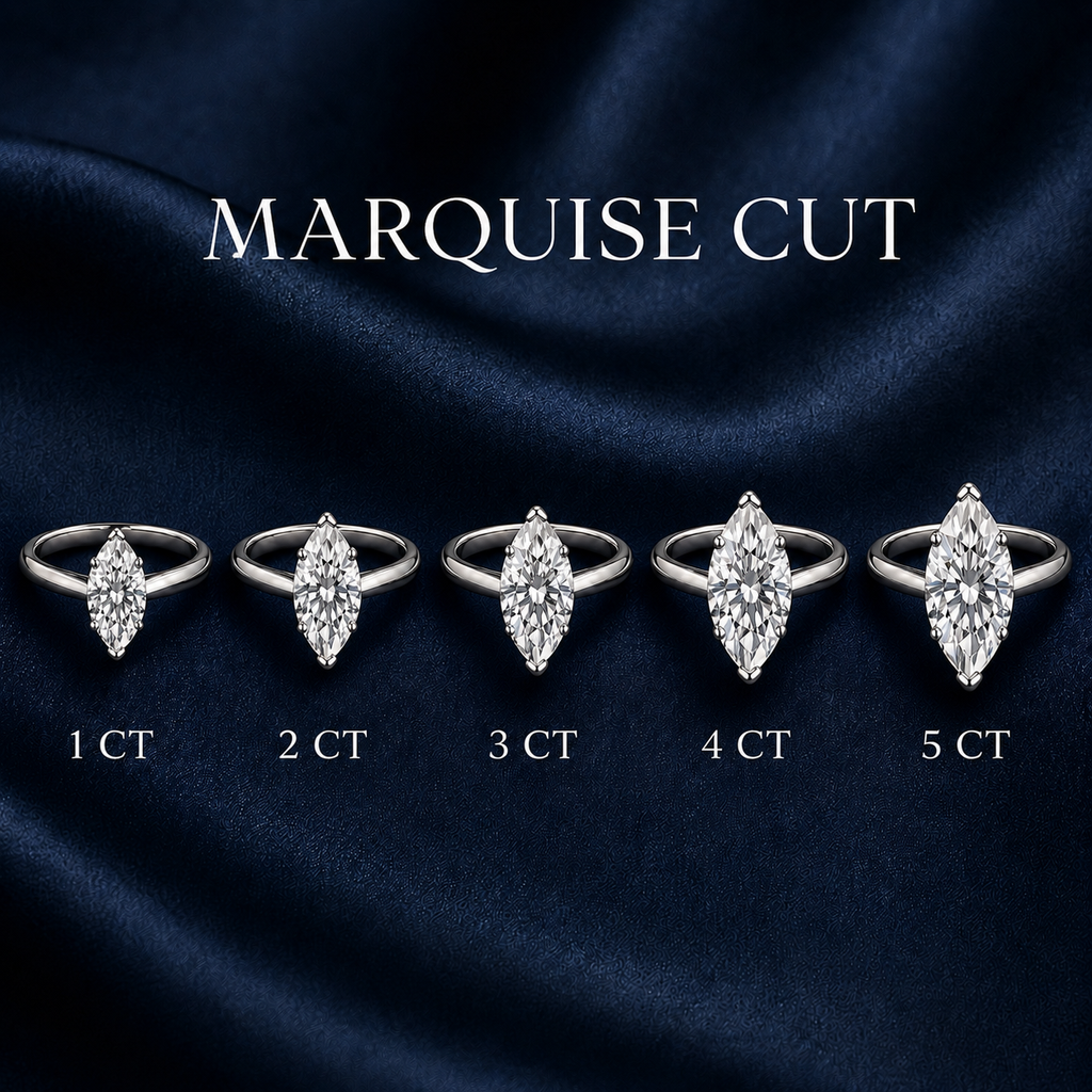 Solitaire Marquise Engagement Ring