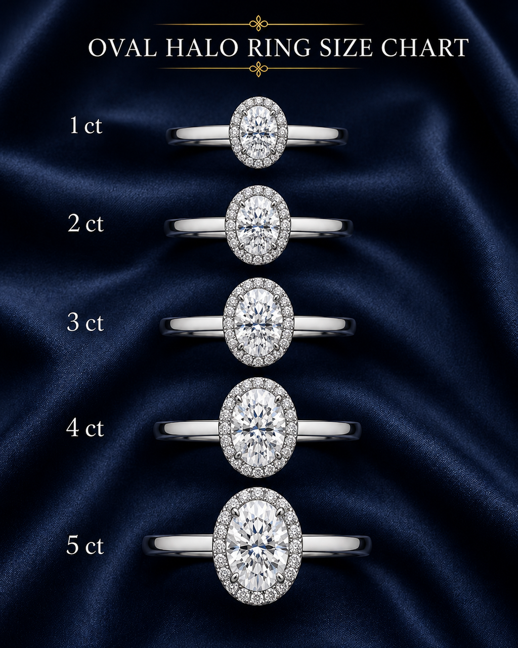 Halo Oval Engagement Ring