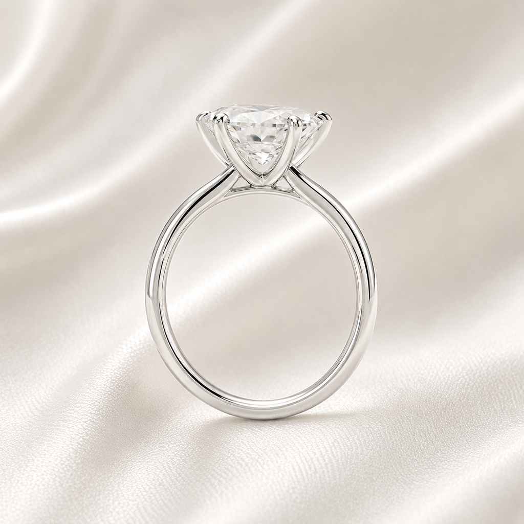 Solitaire Pear Engagement Ring