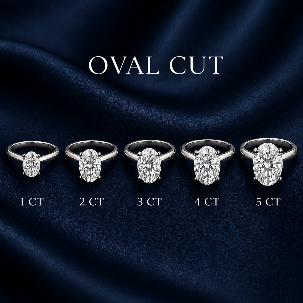Solitaire Oval Engagement Ring