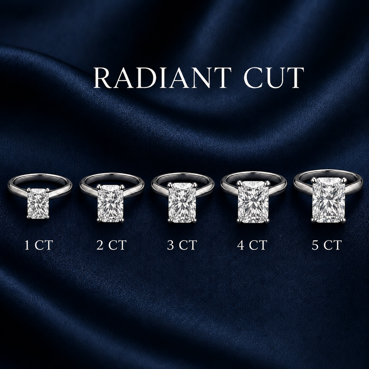Solitaire Radiant Engagement Ring
